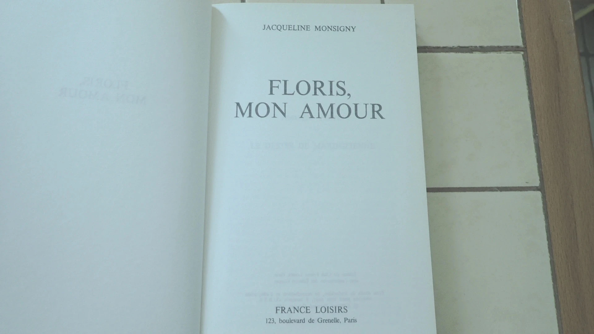 Floris mon amour – photo 5